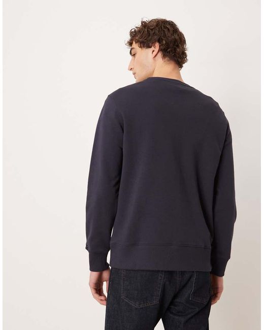 Gant Blue Sweatshirt With Varsity G Logo for men