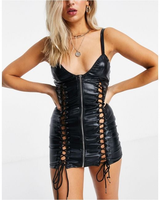 Ann summers black lace dress hotsell