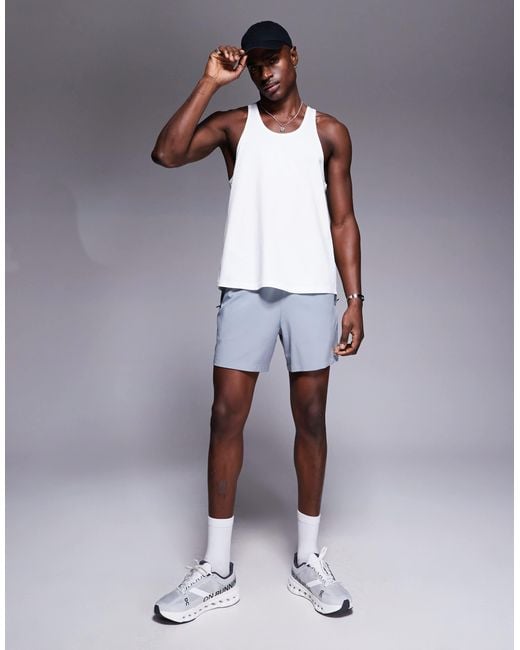4505 White Performance Quick Dry Stringer Vest for men