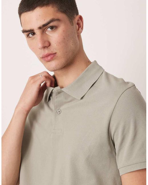 ASOS Set Van 2 Piqué Polo's in het Gray voor heren