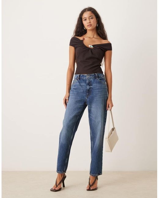 ASOS Black Trim Detail Sleeveless Rib Top