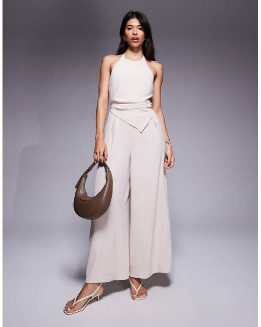 ASOS Gray – neckholder-jumpsuit