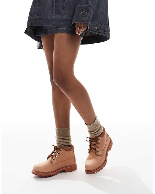 Timberland Brown Mid Lace-Up Waterproof Chukka Boot