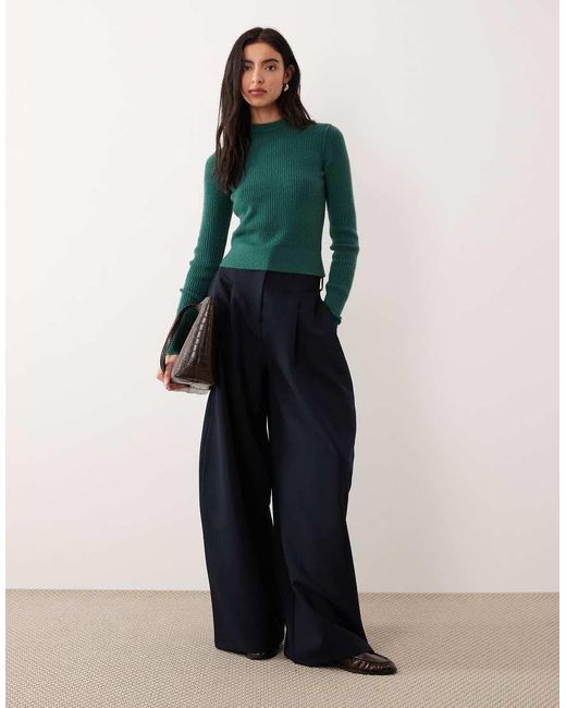 Free People Blue Even After Pullover