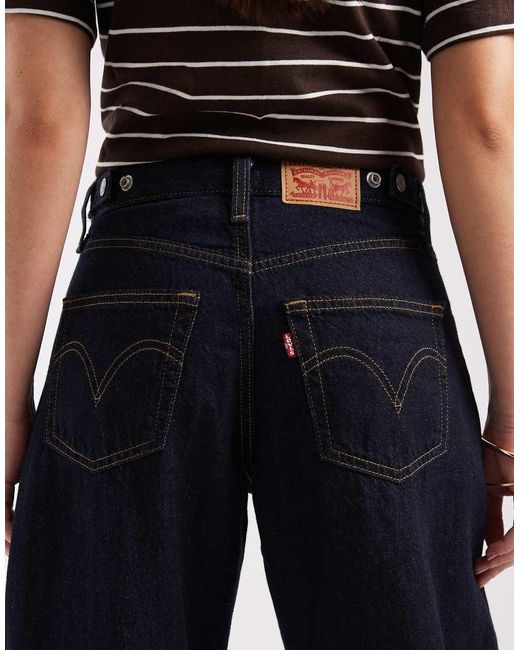 Levi's Blue Cinch Barrel Jeans