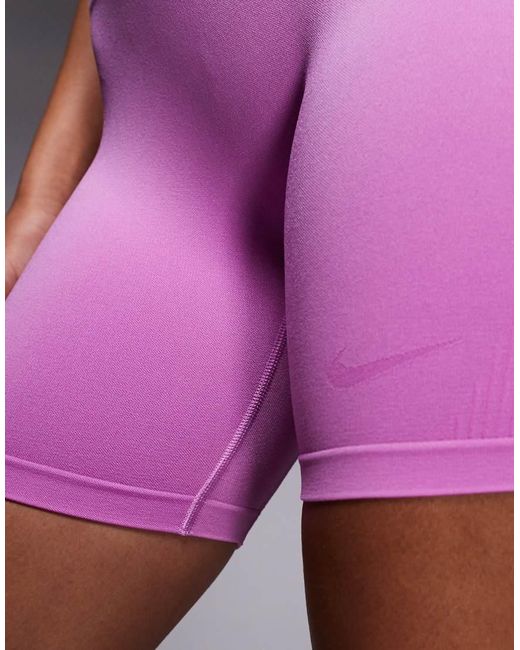 Nike Pink Nike Pro Seamless 5inch legging Shorts