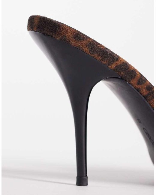 ASOS White Promise Slingback Stiletto High Heel Shoes