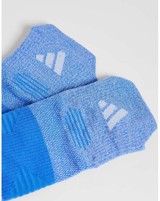 Adidas Originals Blue Adidas Running Light Socks for men