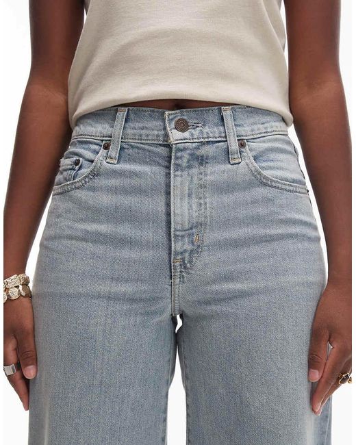 Vaqueros Elásticos De Pernera Ancha Y Talle Alto Con 728 De -Azul Levi's de color Blue