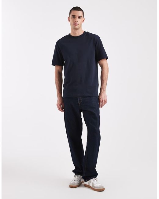 ASOS Blue Heavyweight Relaxed T-shirt for men