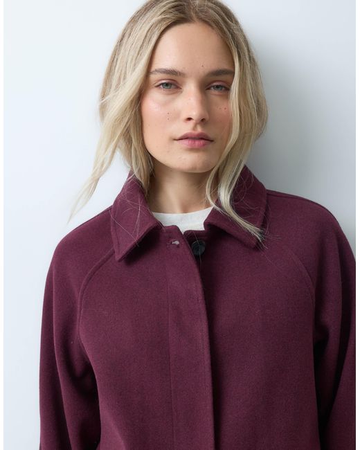 ONLY Purple Button Through Jacket