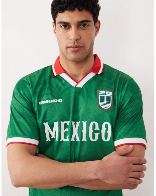 Umbro Green Mexico Jersey for men
