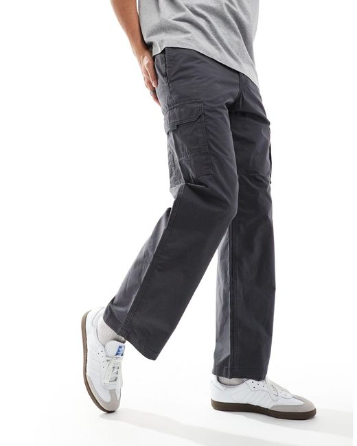 Pantalon cargo ample - foncé ADPT pour homme en coloris Black