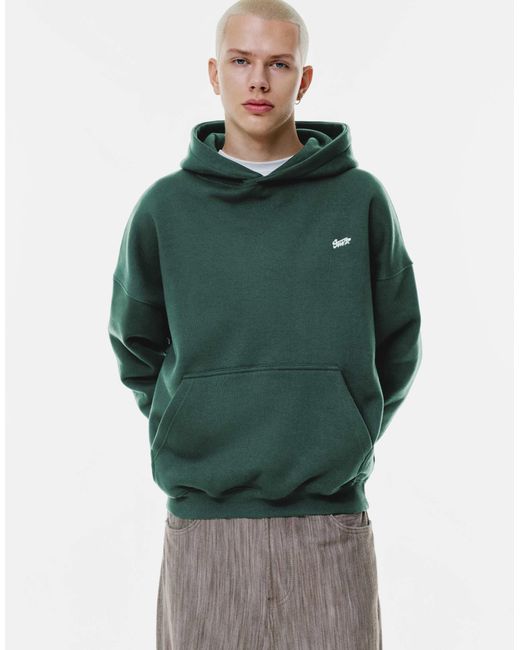 Pull&Bear – kapuzenpullover in Green für Herren