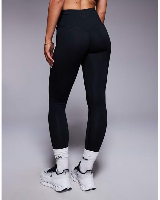 4505 Black Petite Icon Soft Touch Wrap Waist Yoga Legging