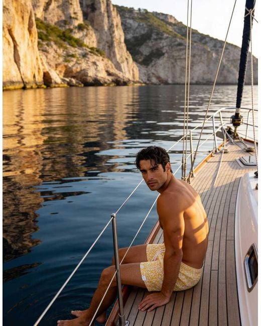Apreslife Natural Under The Sea Swim Shorts for men