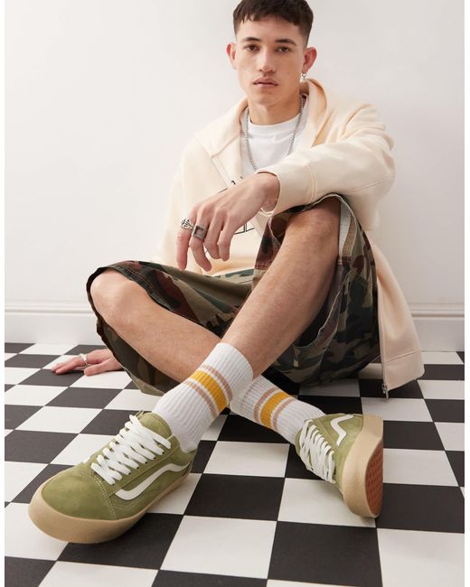 Vans Brown Old Skool Trainers With Crepe Sole