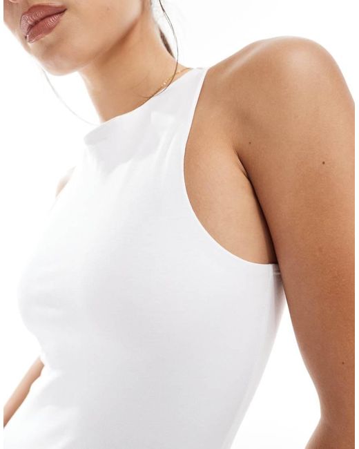 New Look White High Neck Bodysuit