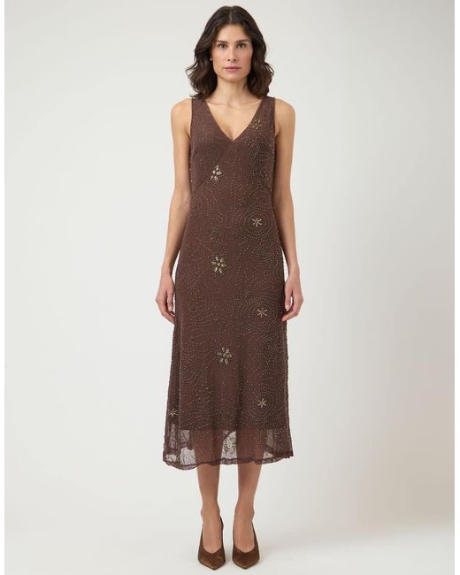 Y.A.S Brown Midi Dress