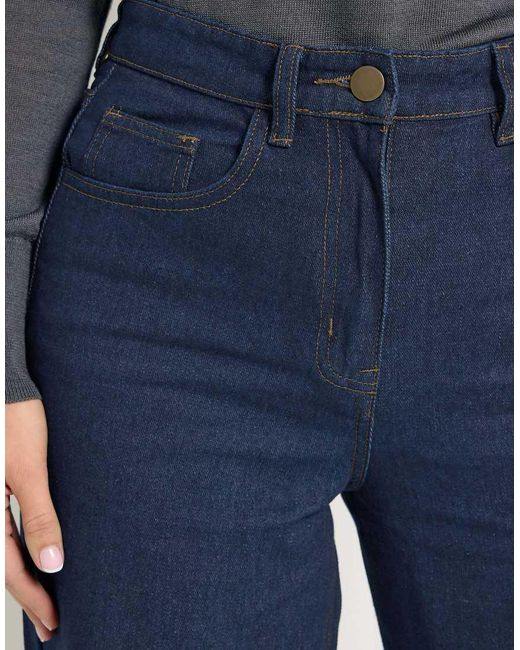 Long Tall Sally Blue Wide Leg Jeans
