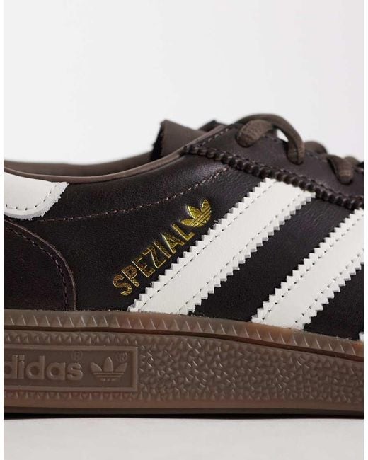 Adidas Originals Brown Handball Spezial Trainers for men