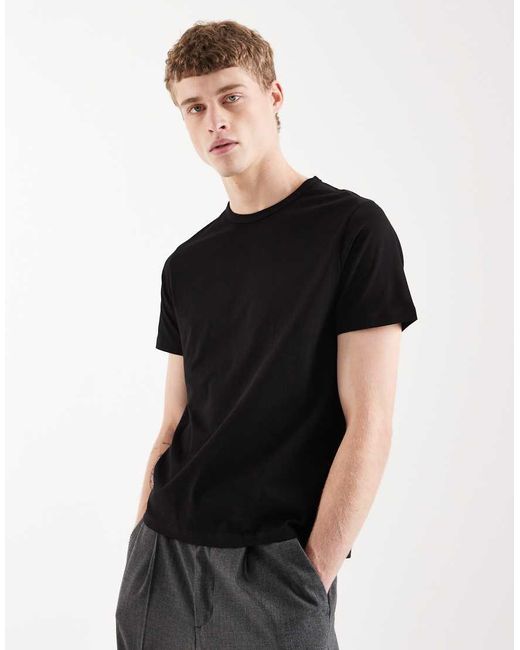 Jack & Jones Black Slim Fit T-shirt for men