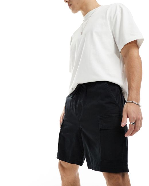 Pull&Bear – cargo-shorts in Black für Herren