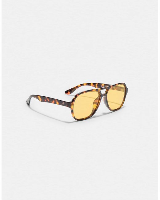 Lunettes Stradivarius en coloris Metallic