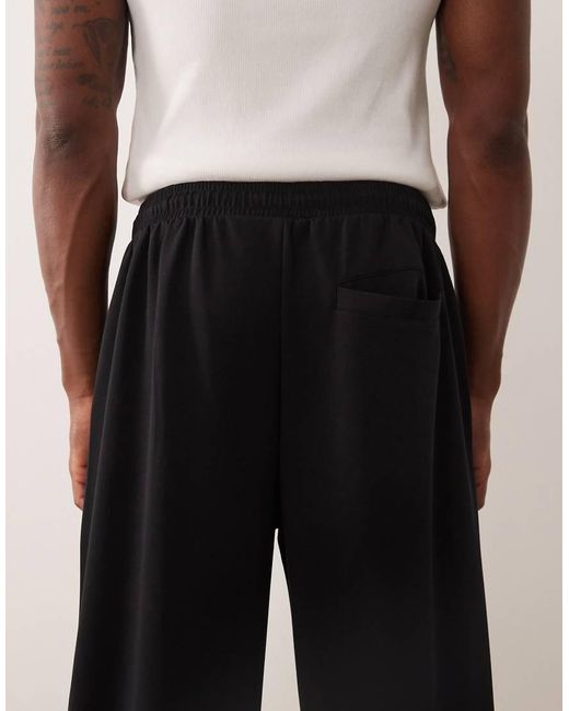 ASOS Natural Luxe Wide Leg Trackies for men
