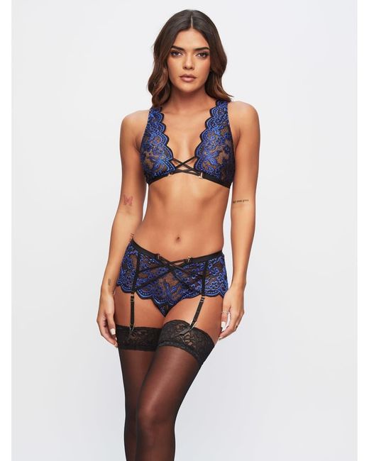 Ann Summers Orange Brooke Crotchless Set