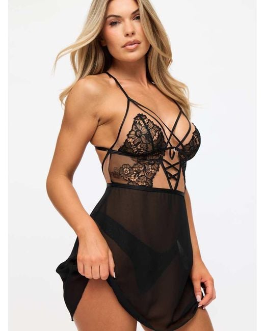 Ann Summers Black Untold Desire Chemise
