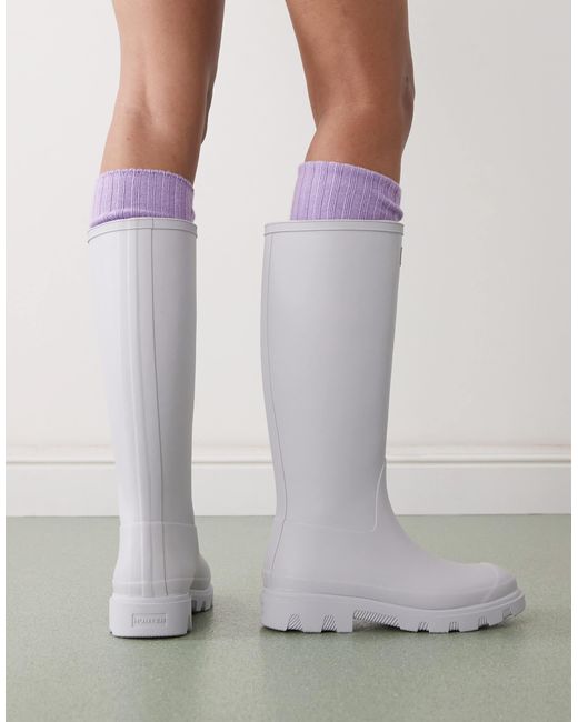 Downpour - bottes en caoutchouc - bleu clair Hunter en coloris Gray
