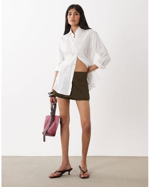 WeWoreWhat Gray Skort