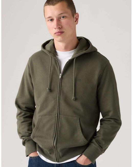 Levi's Green The Original Hm Zip Up Fog for men