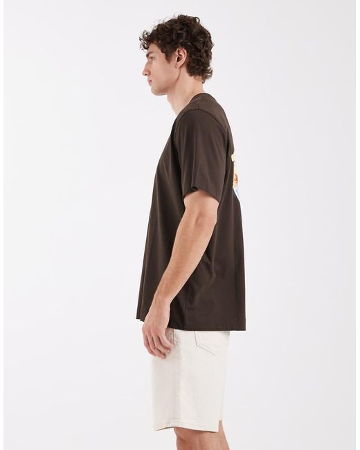 SELECTED White baggy Denim Shorts for men