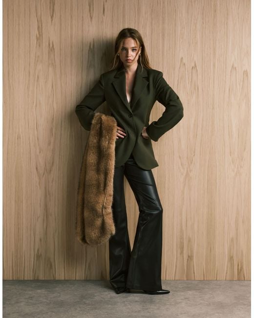 ARKET Green Pure Wool Blazer