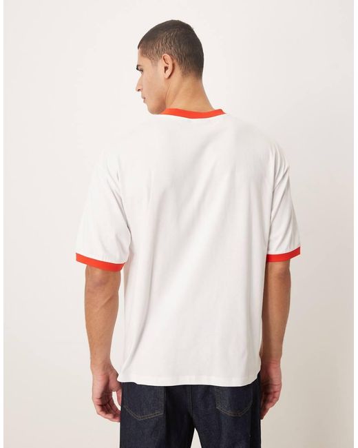 ASOS White Disney Pixar Unisex Oversized Toy Story Pizza Planet T-shirt