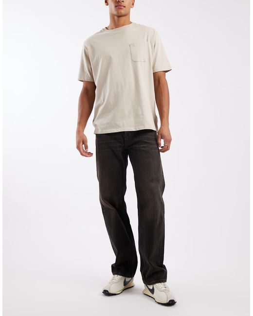 Calvin Klein Black 90s Straight Jeans for men