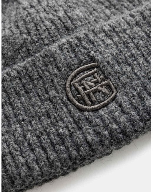 Good For Nothing Gray Beanie Hat for men