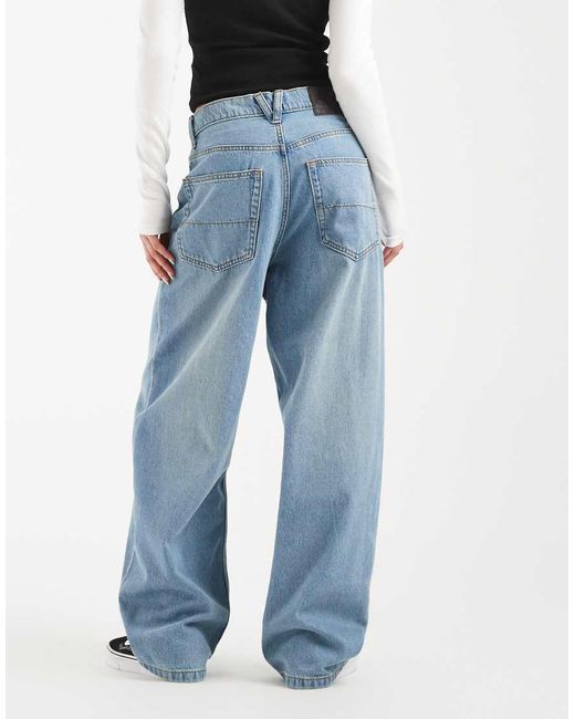 Vans Blue Cinched Check 5 Baggy Pants Medium