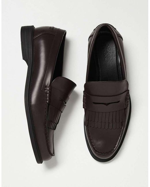 ASOS White Penny Loafers for men