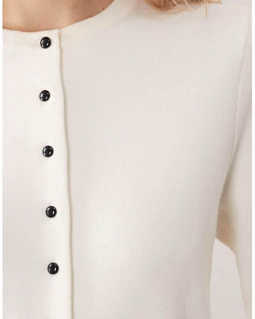 Mango Natural Lightweight Knitted Cardigan