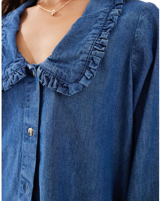 Miss Selfridge Blue – jeanshemd