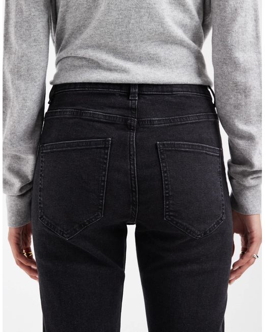 ASOS Black Capri Jean With Front Pockets