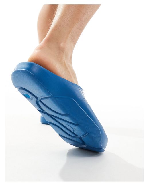 Sandalias azules post Nike de color Blue