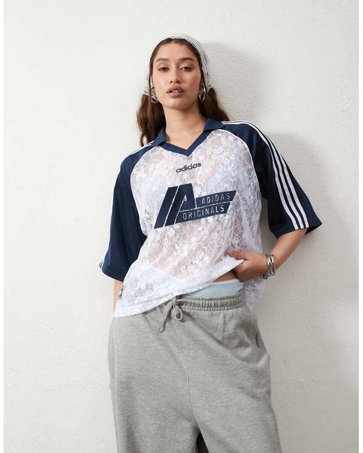 Adidas Originals Gray Summer Football Shirt