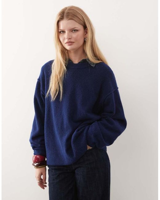 Weekday Blue Wool Blend Jumper