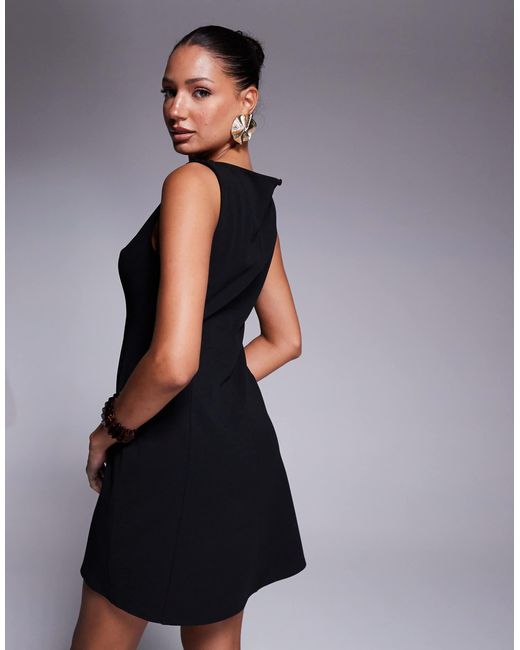 ASOS Blue – ärmelloses minikleid