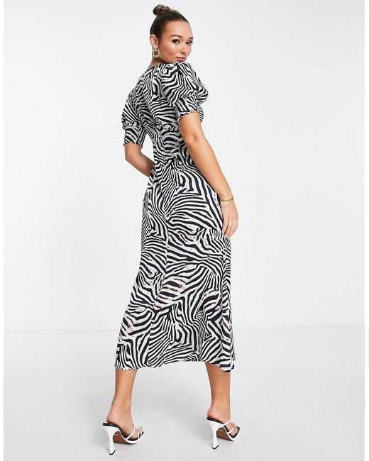 Never Fully Dressed White Puff Sleeve Maxi Dress