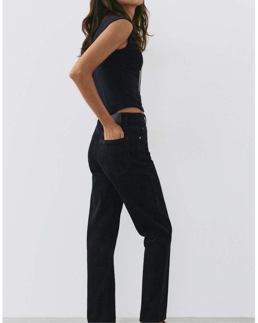Pull&Bear Black High-waist Slim Fit Jeans